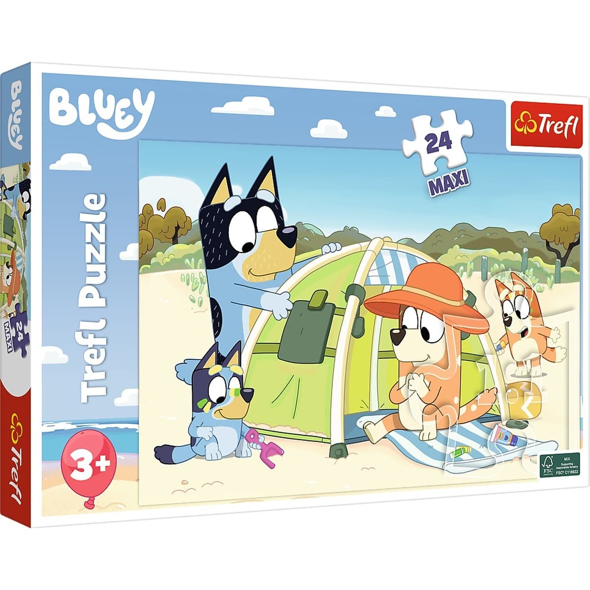 Puzzle 24 Maxi  Wspaniały dzień Bluey 14357