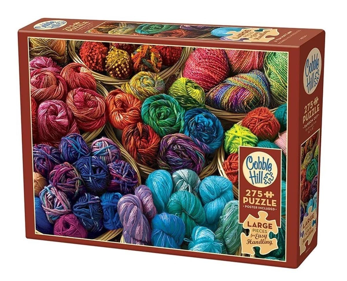 Puzzle 275 XL Kłębki włóczki 113035