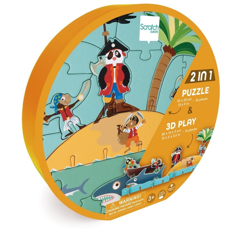 Puzzle 2w1 Piraci Scratch