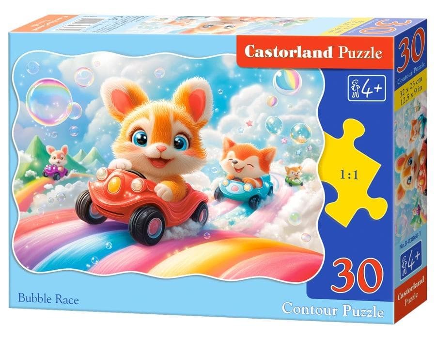 Puzzle 30 elementów Bubble Race Castorland