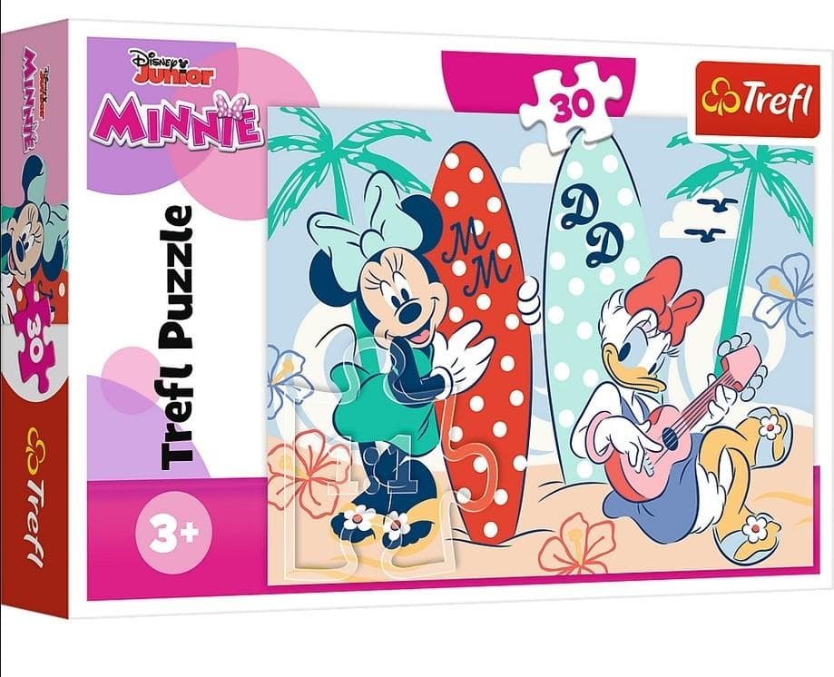 Puzzle 30 Kolorowa Minnie 18302