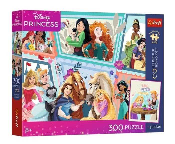 Puzzle Disney Cudowny Bal 300 elementów z plakatem kolekcjonerskim