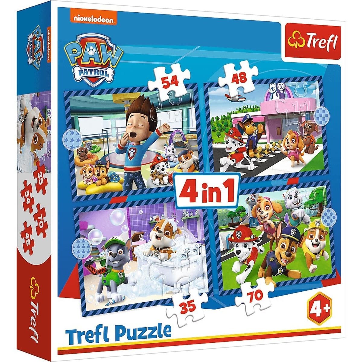 Puzzle 4w1 Psi Patrol Psie Sprawy Viacom