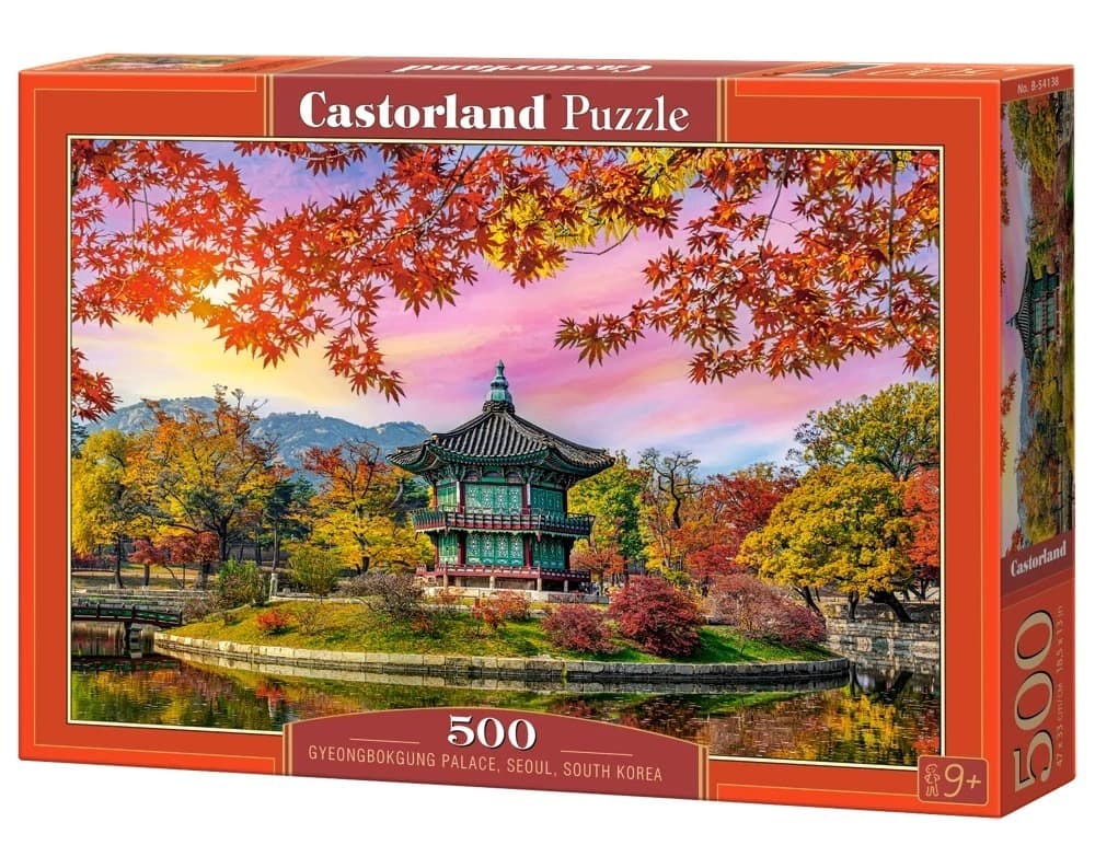 Puzzle 500 Pałac Gyeongbokgung Seul Korea Południowa