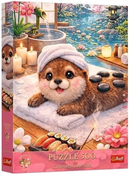 Puzzle 500 elementów Urocza wydra Trefl (259 x 337 mm)