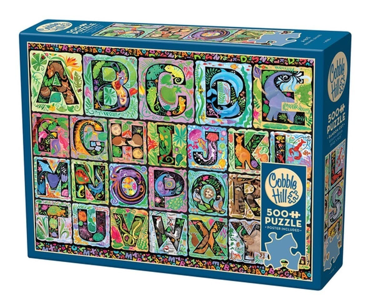 Puzzle 500 Zwierzęcy alfabet 113578
