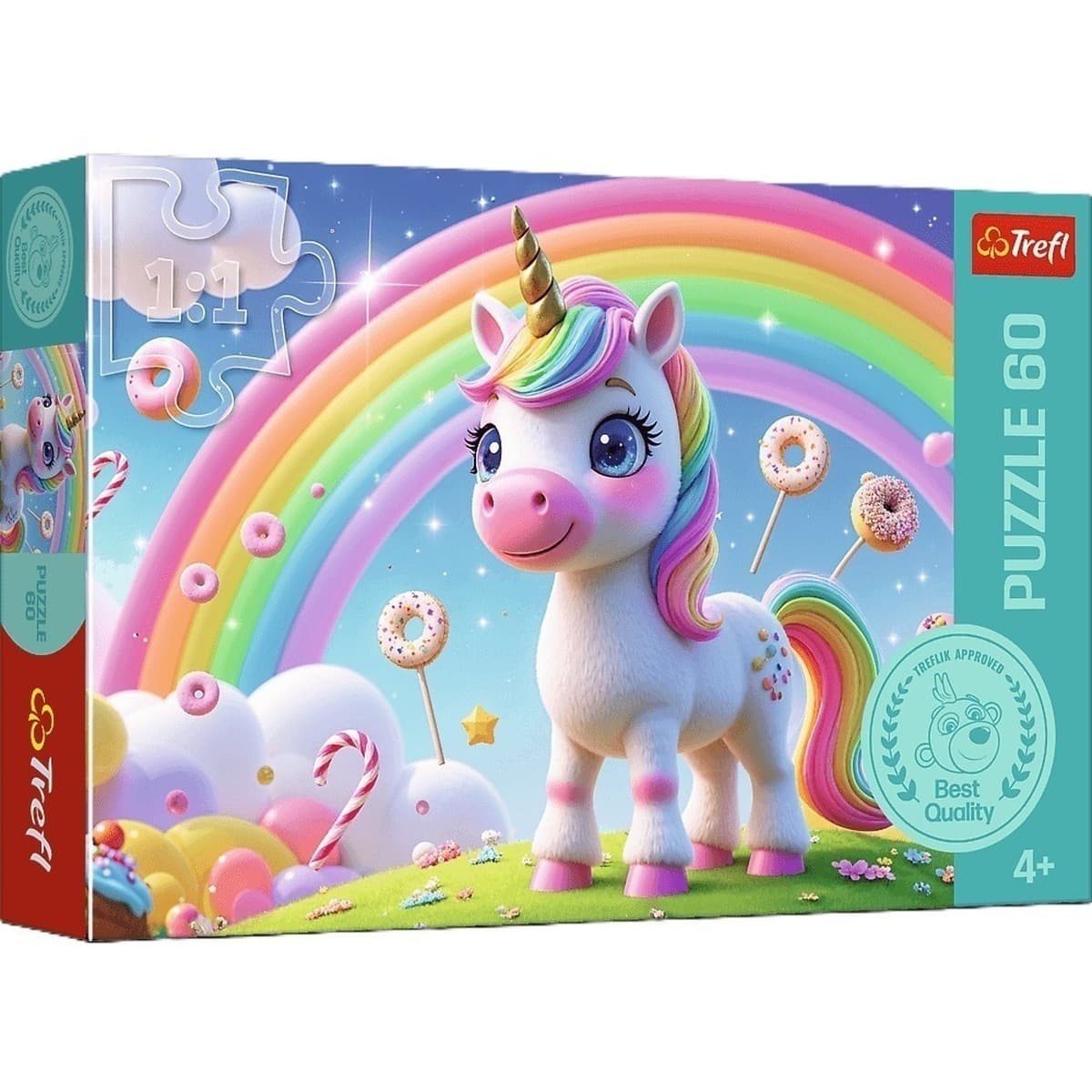 PUZZLE 60 Cukierkowy świat 17416