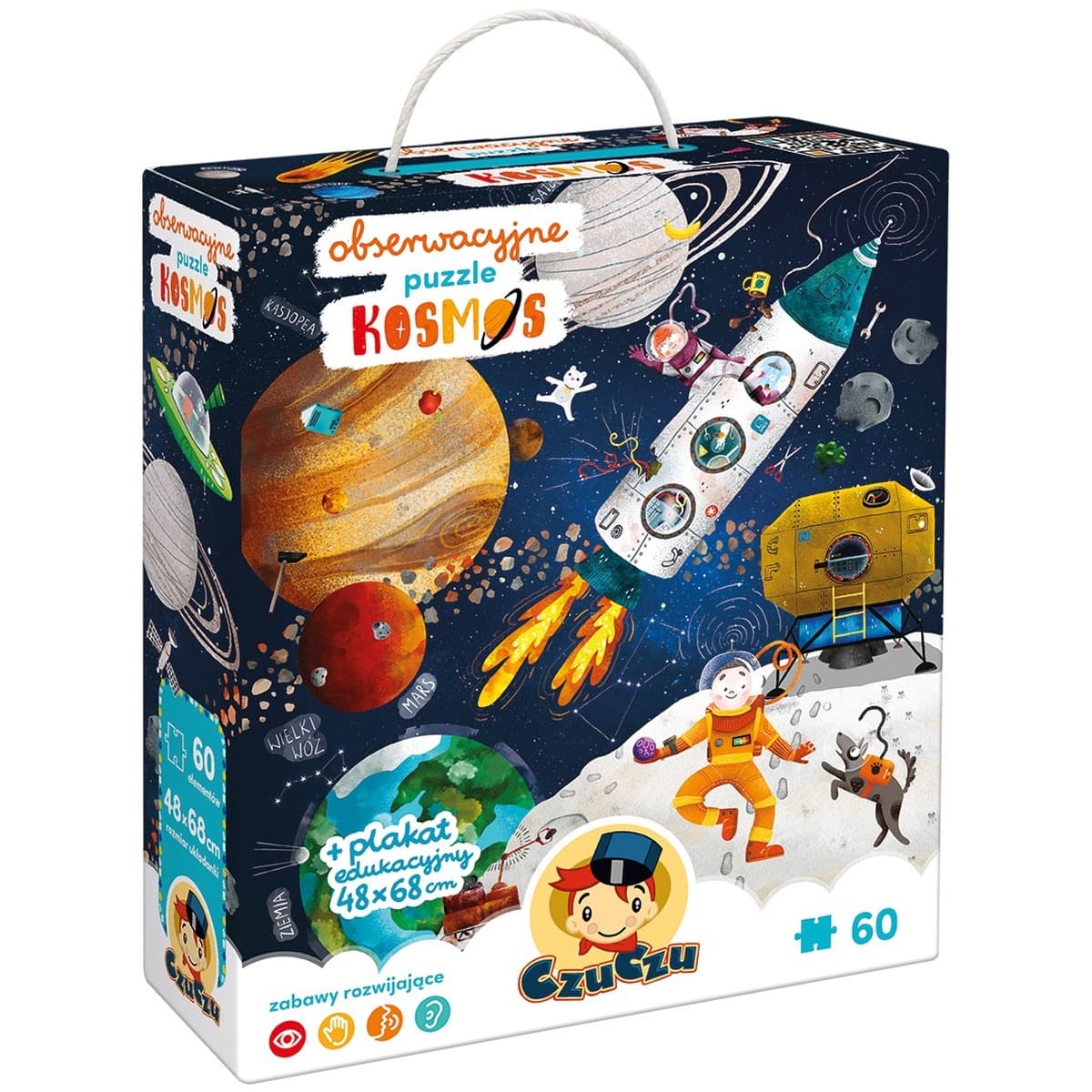 Puzzle 60 Obserwacyjne Kosmos CzuCzu