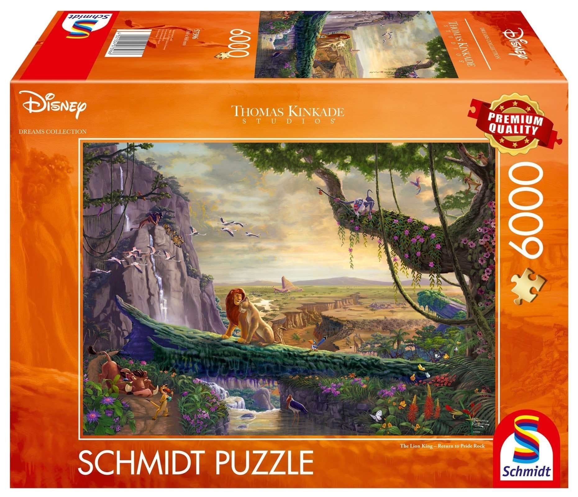 Puzzle 6000 PQ T.Kinkade Król Lew 112333