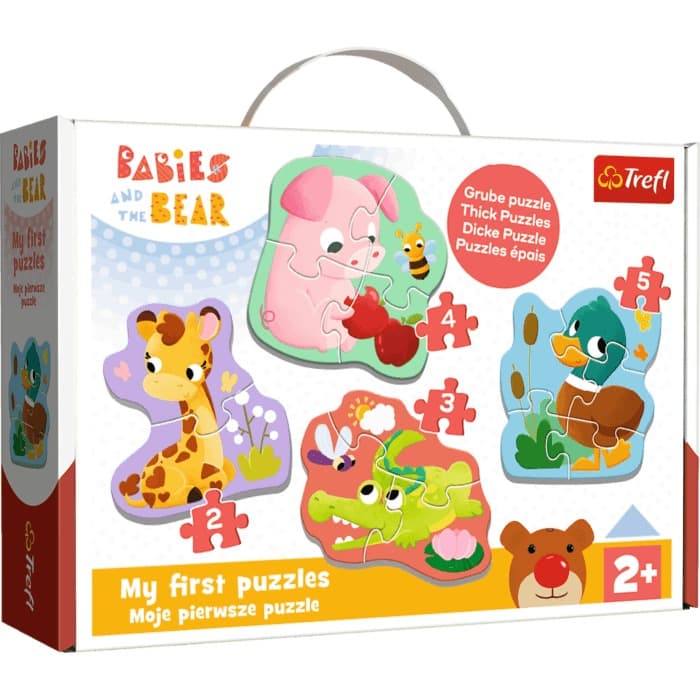 Puzzle Bobaskowe zwierzątka Baby Classic