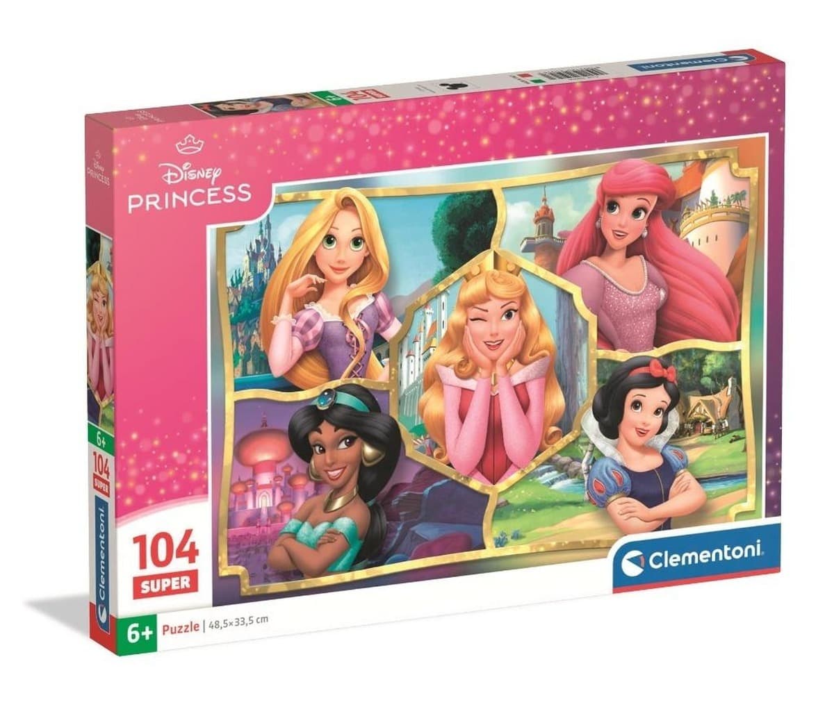 Puzzle Clementoni Super Color Princess 104 elementy