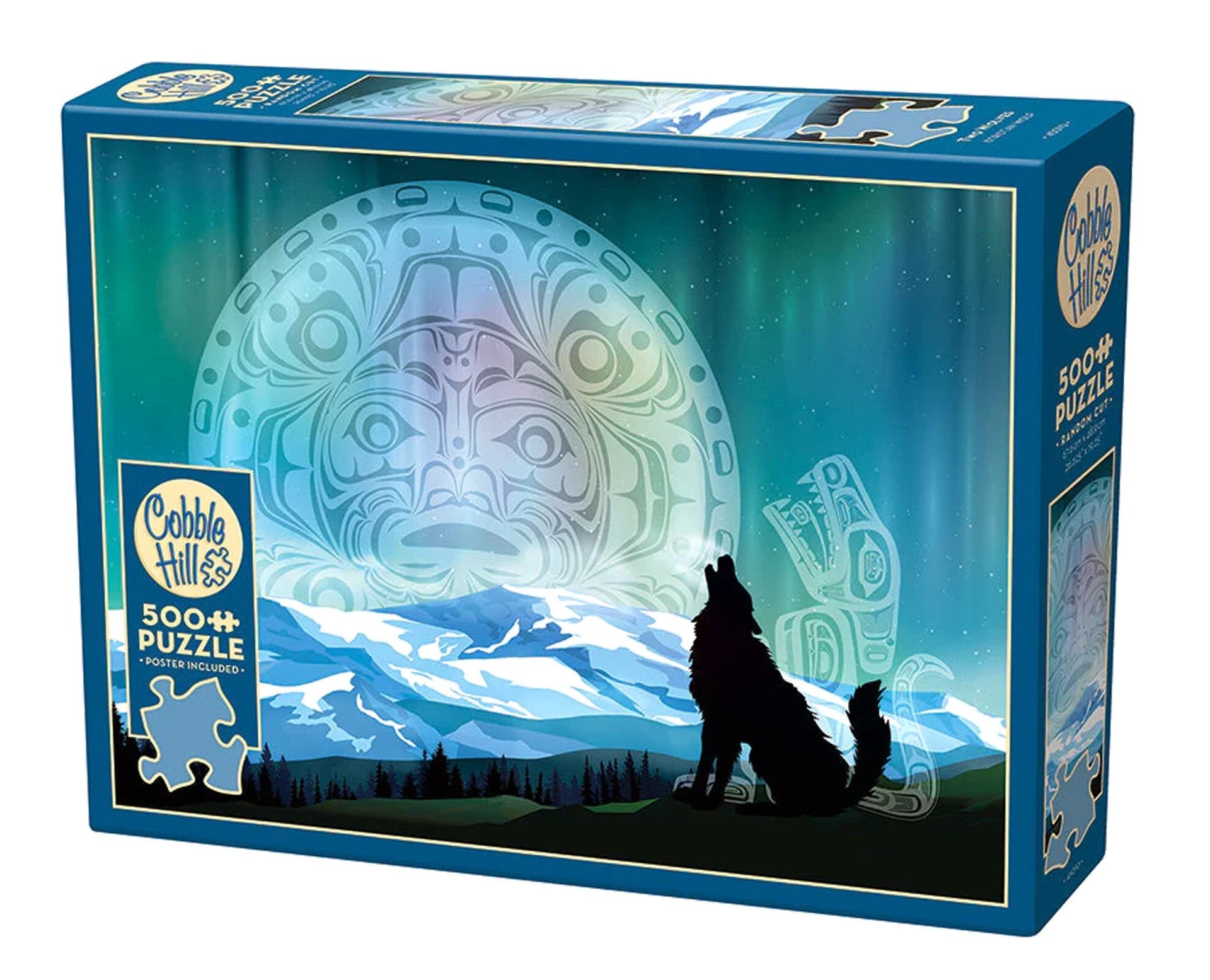 Puzzle Cobble Hill 500 elementów - Samotny Wilk