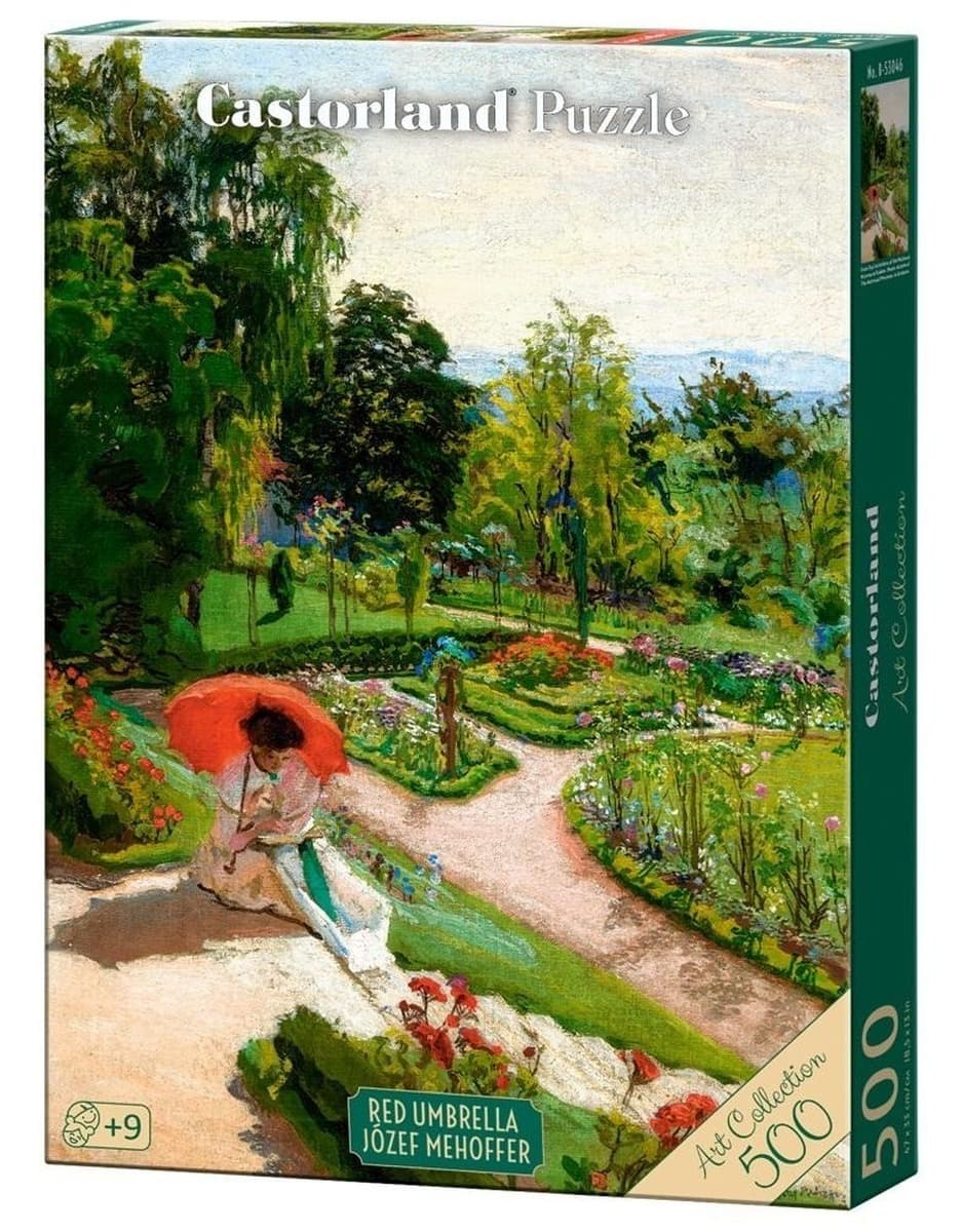 Puzzle Czerwona Parasolka Mehoffera 500 elementów Castorland