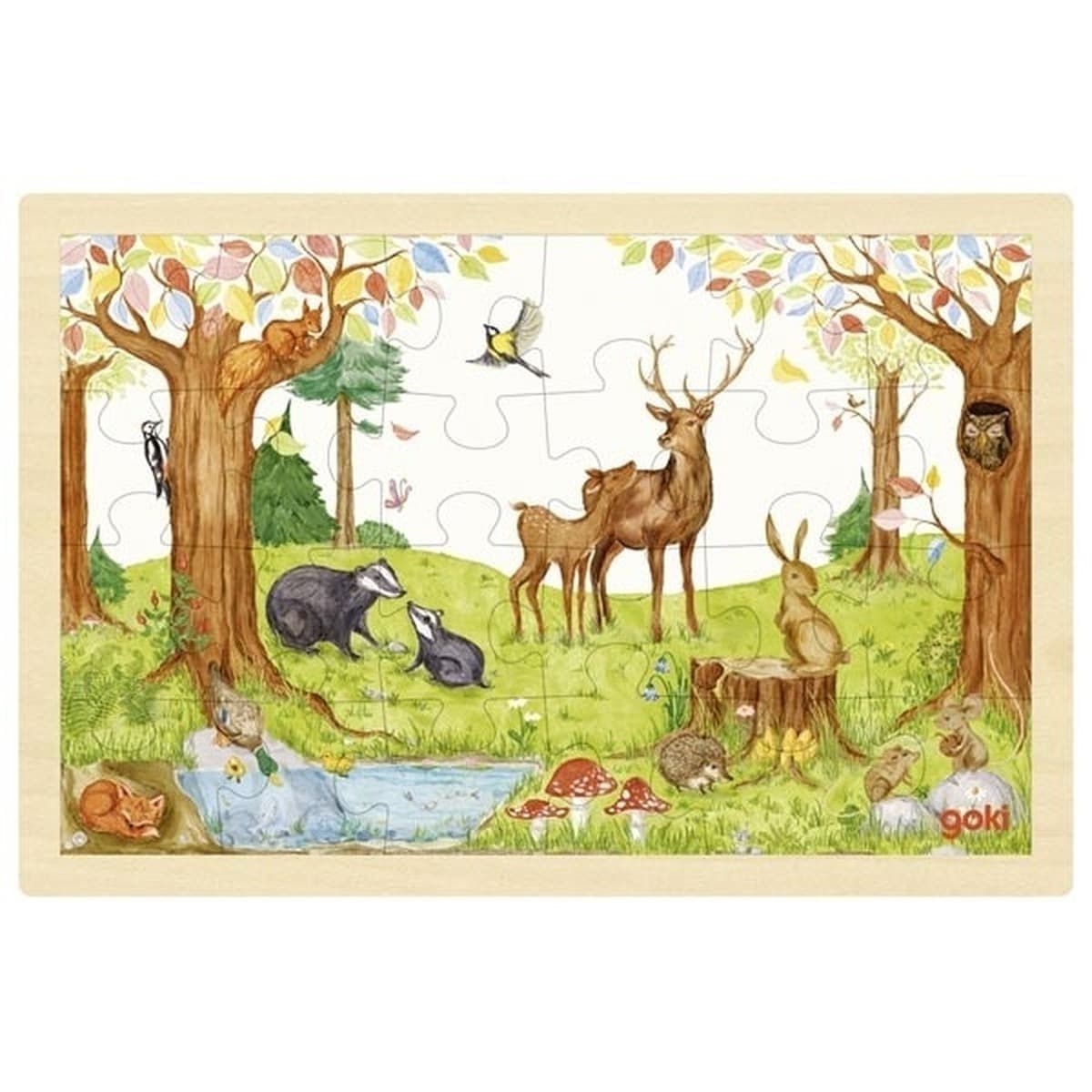 Puzzle Leśna Polana 24 elementy
