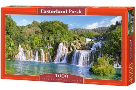 Puzzle Malownicze Mosty Pragi 4000 elementów Castorland