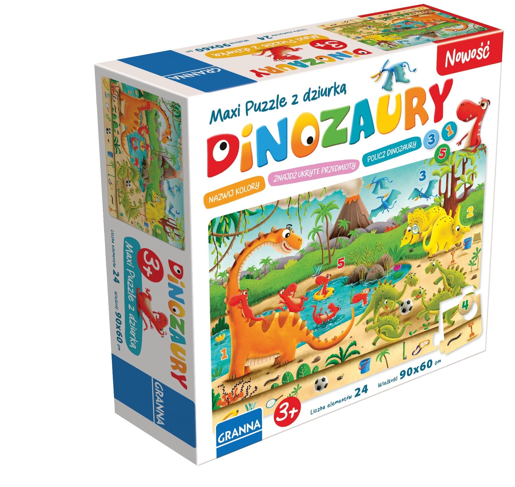 Puzzle Maxi Granna - Dinozaury