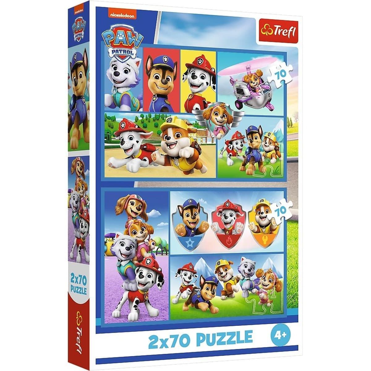 Puzzle Psi Patrol 2x70 elementów Trefl