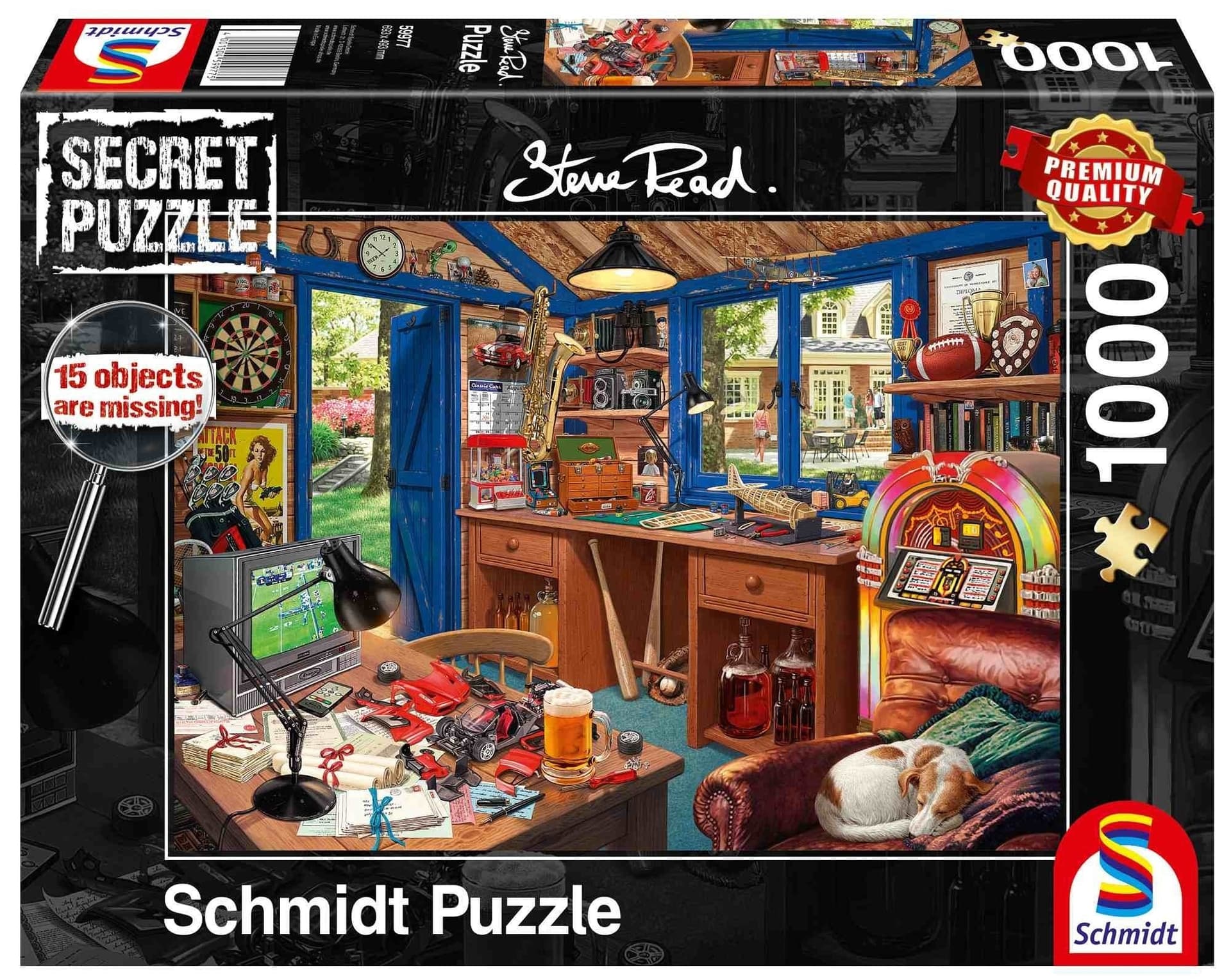 Puzzle Schmidt Spiele 1000 el. Warsztat taty Premium jakość