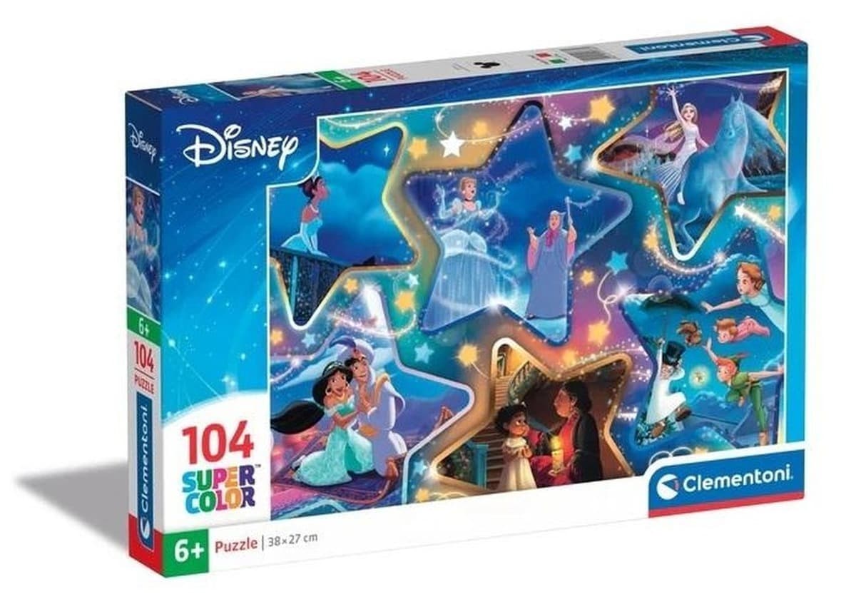 Puzzle Super Color 104 elementy Magical Moments Clementoni
