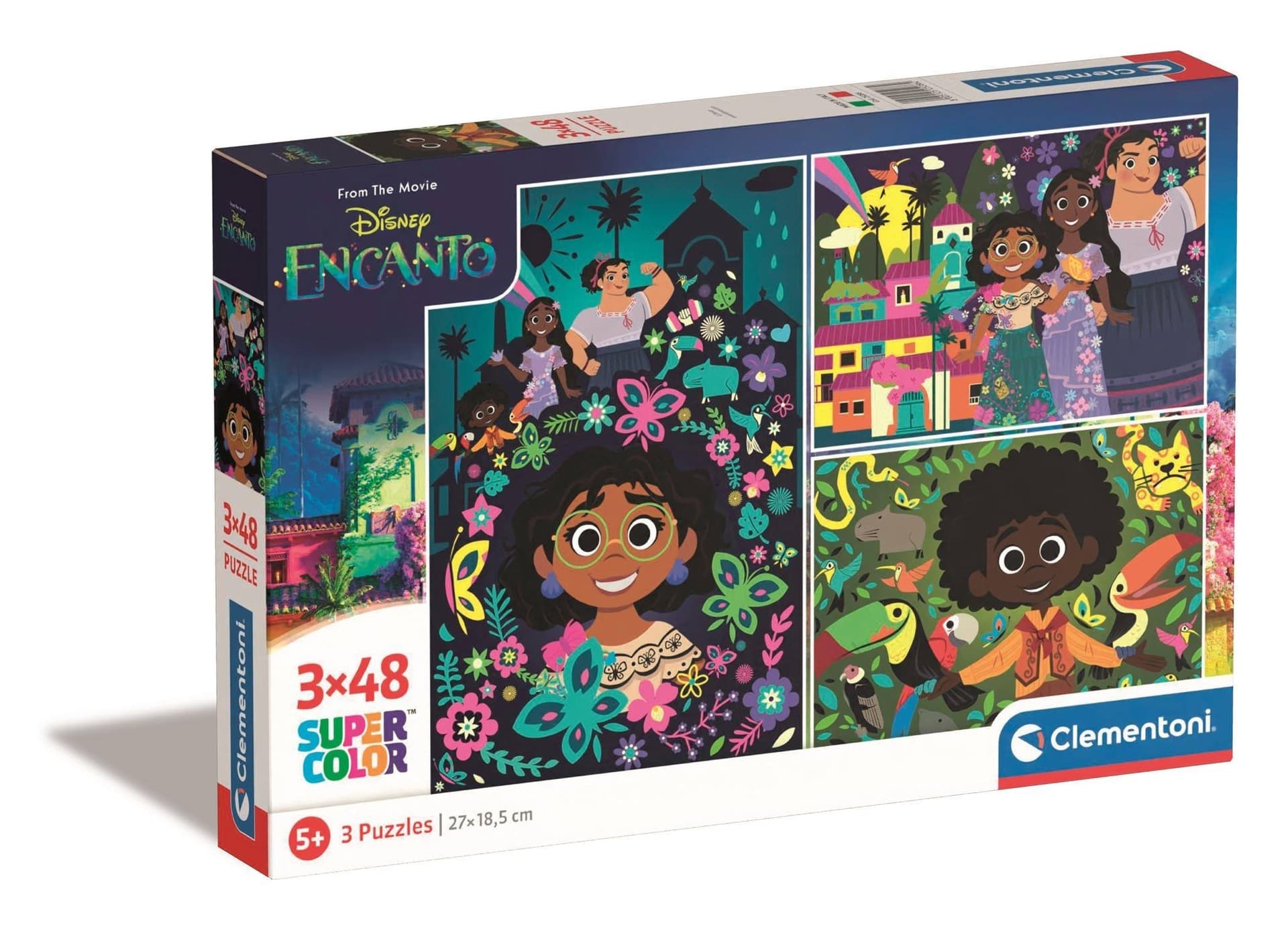 Puzzle Super Color Disney Encanto 3 x 48 elementów