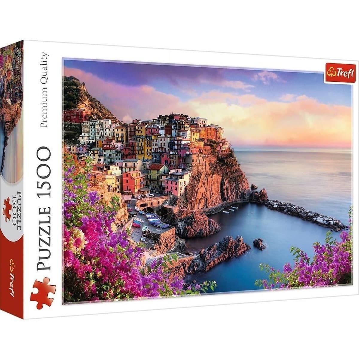 Puzzle Trefl 1500 elementów Manarola Włoskie Miasteczko