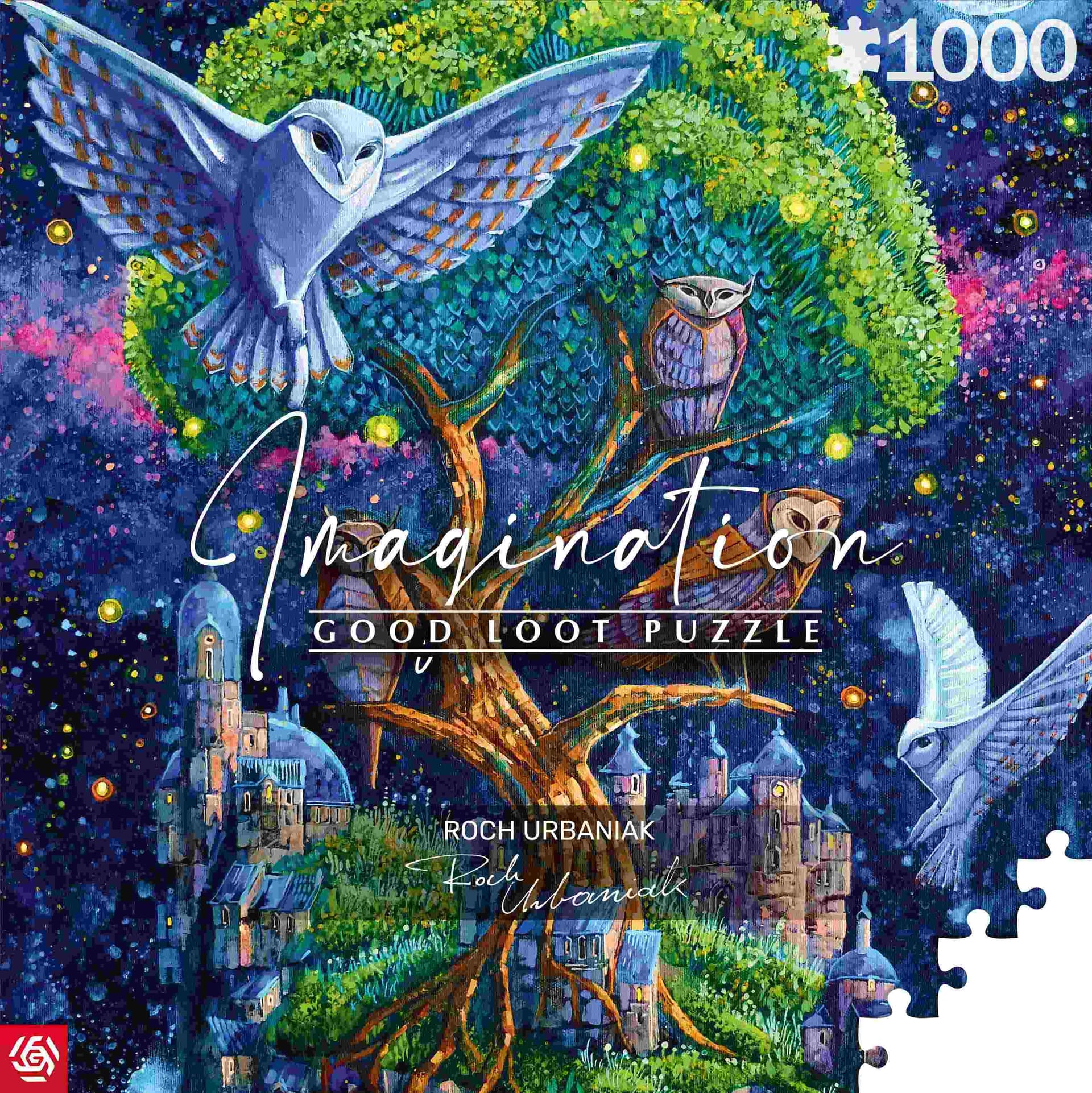 Puzzle1000 Imagination Roch Urbaniak Owl Island Wyspa Sów