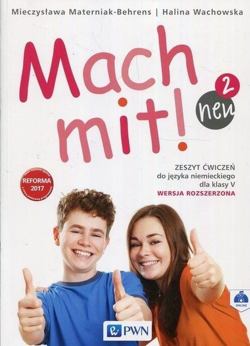 PWN Mach Mit! 2 neu Zeszyt ćwiczeń Język niemiecki Klasa 5 rozszerzona