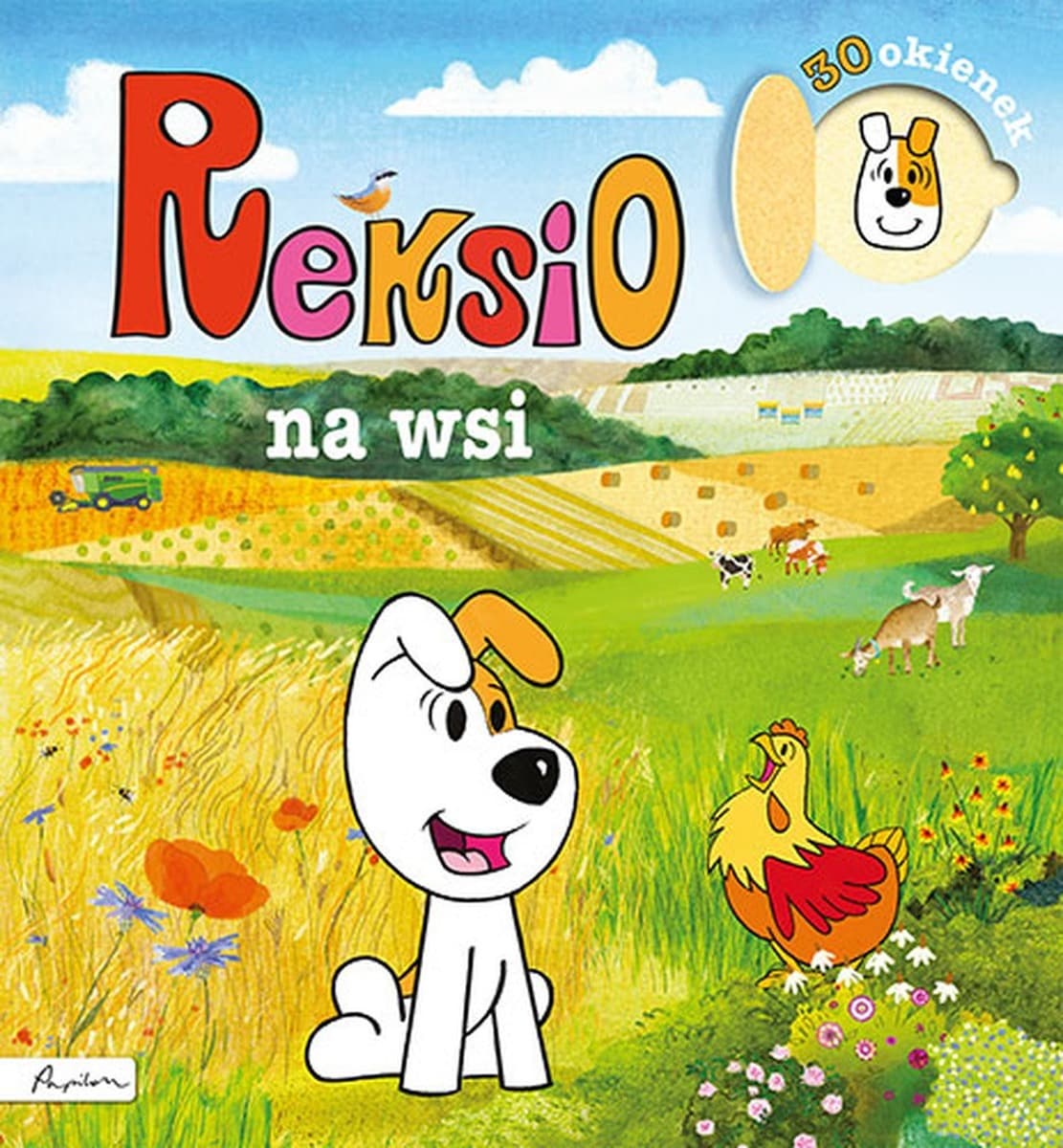 Reksio na wsi: Książka z okienkami - książka dla dzieci