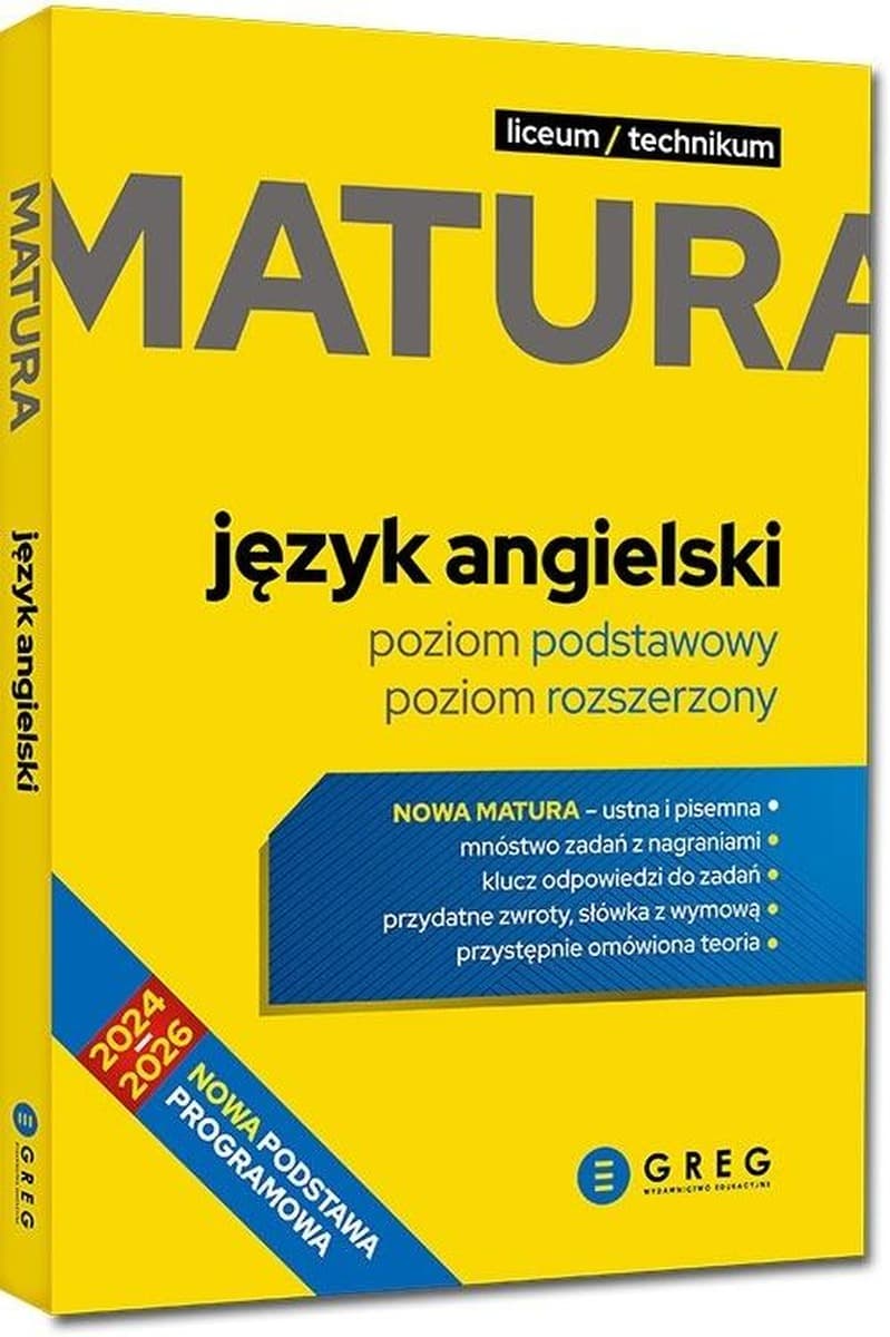 Repetytorium Maturalne Język Angielski Poziom Podstawowy i Rozszerzony - Wydanie 2025