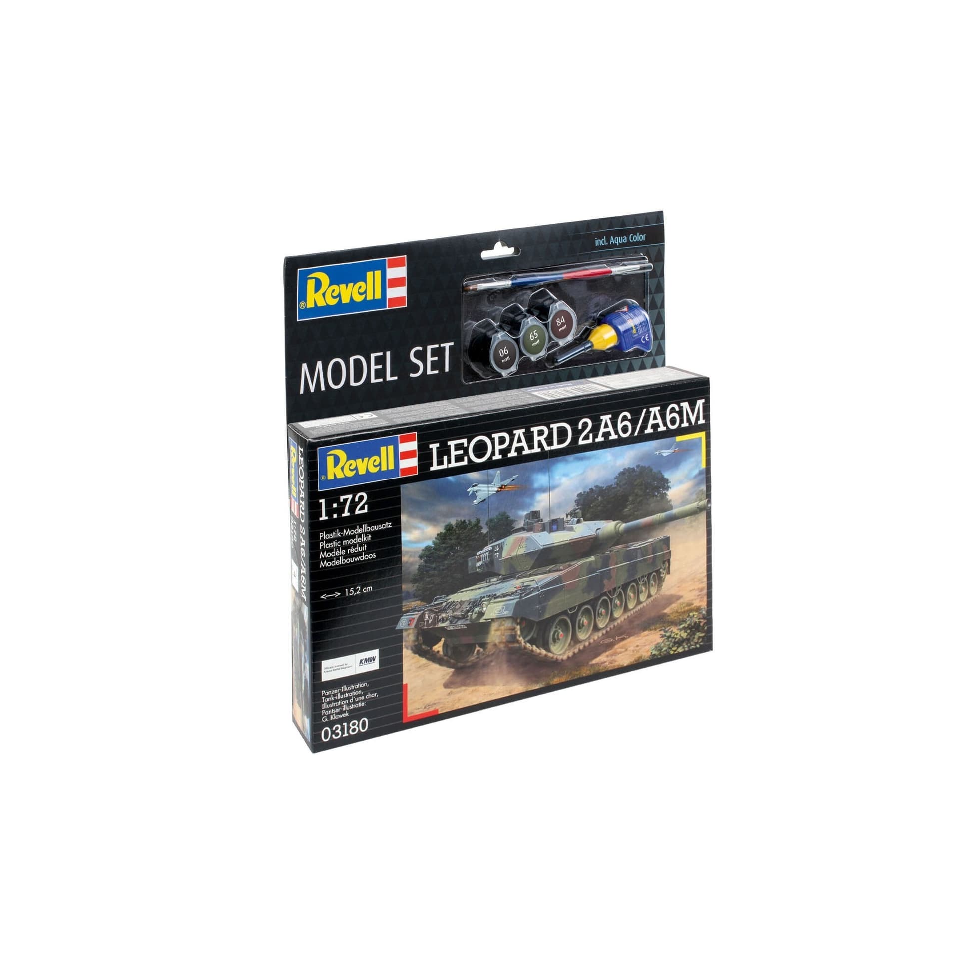 Revell Model Set 1:72 Leopard 2A6/A6M REV-63180