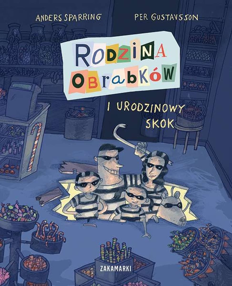 Rodzina Obrabków i urodzinowy skok - książka dla dzieci