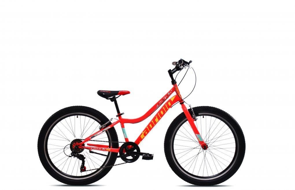 Rower górski Capriolo DIAVOLO 400 24"/12" pomarańczowo-żółty