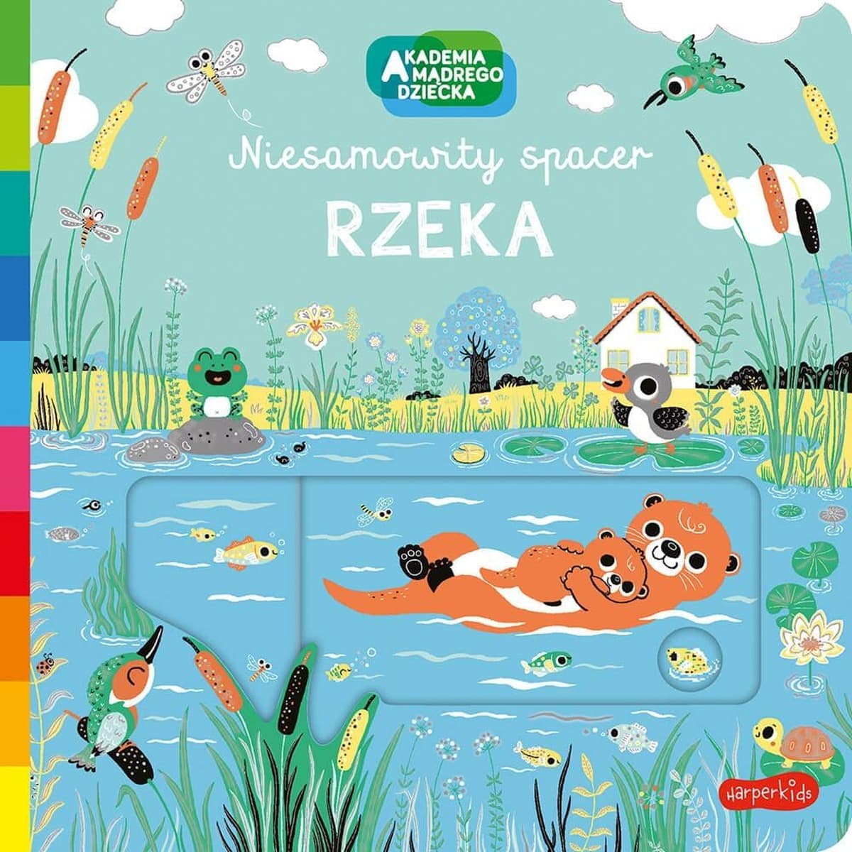 Rzeka. Akademia mądrego dziecka. Niesamowity spacer. Książeczka edukacyjna z ruchomymi elementami