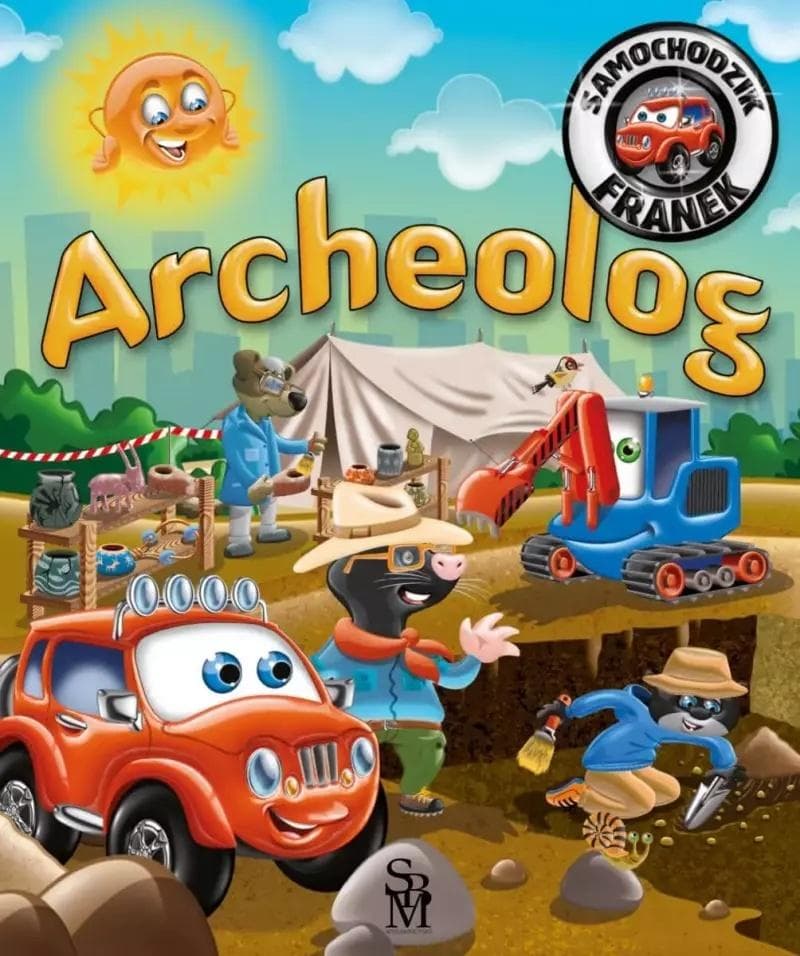 Samochodzik Franek Archeolog książka dziecięca