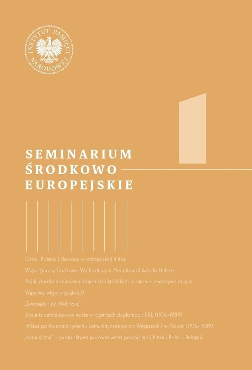 Seminarium Środkowoeuropejskie Tom 1 - Książka
