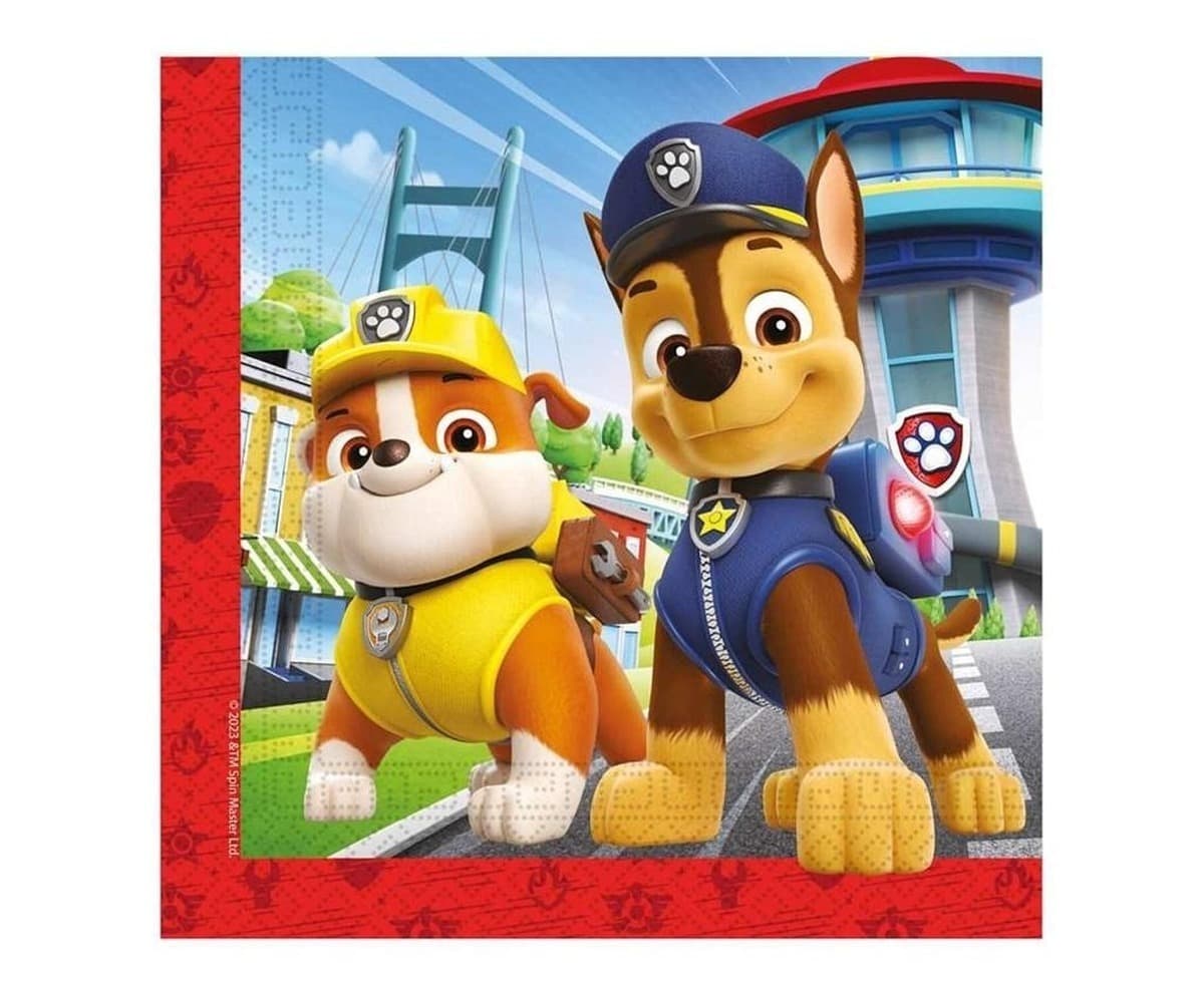 Serwetki papierowe Paw Patrol Rescue Heroes 33x33cm 20szt.