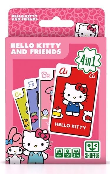 Gra karciana Shuffle Hello Kitty 4w1 Cartamundi 33 karty