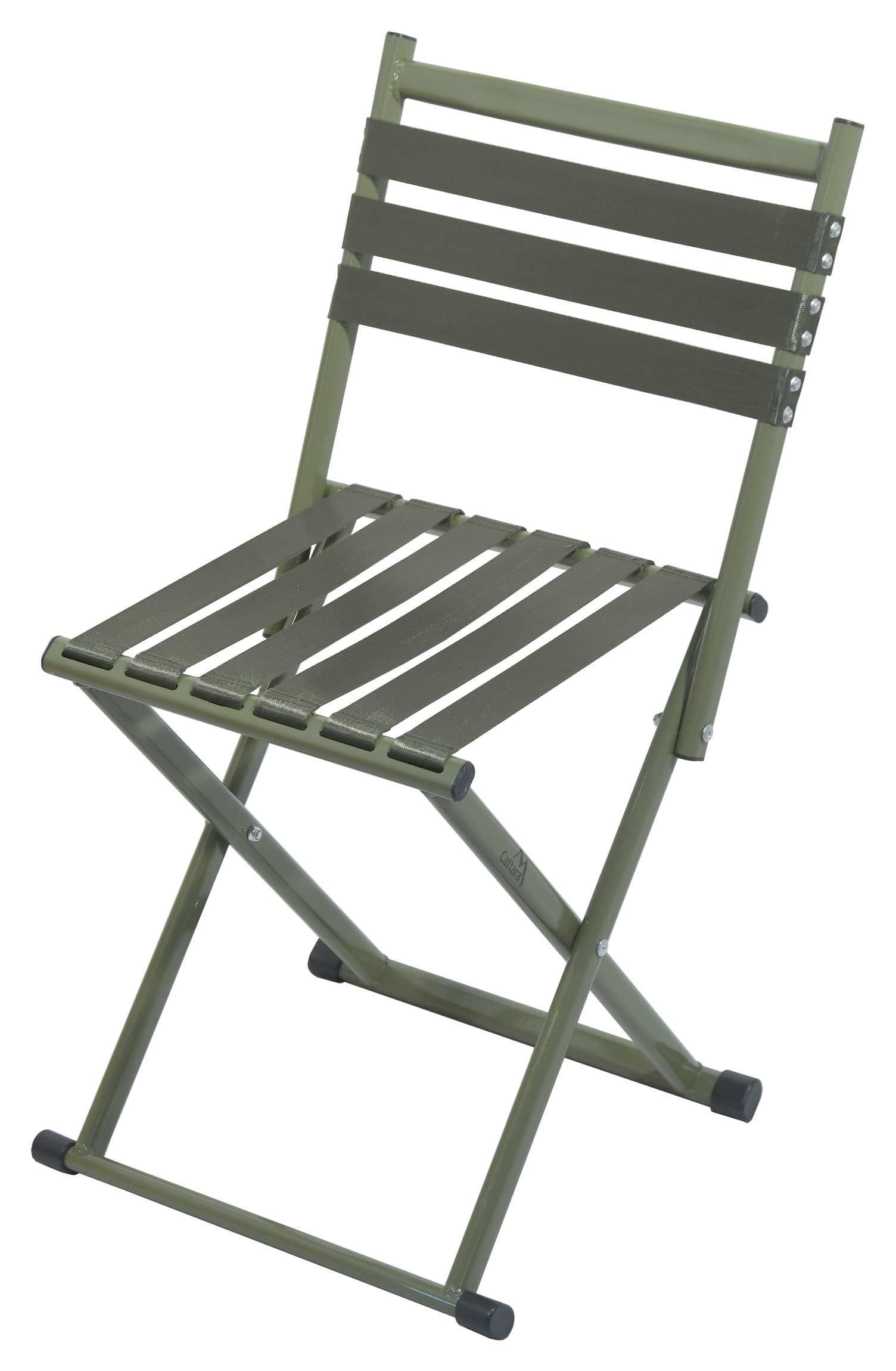 Krzesło składane kempingowe Nature z oparciem aluminiowe 70 cm