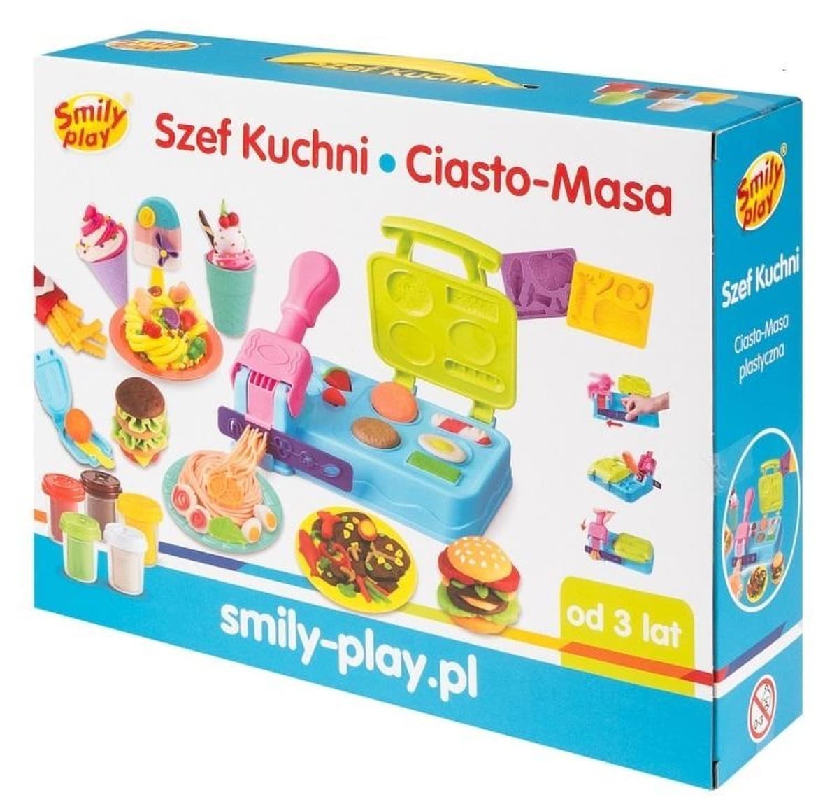 Smily Play Ciasto Masa Lody dla dzieci - Zestaw