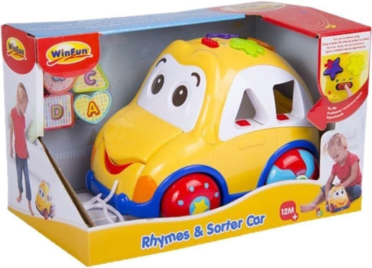 Smily Play Samochód Interaktywny Edukacyjny Wesołek dla Dzieci ze Światłem i Dźwiękiem