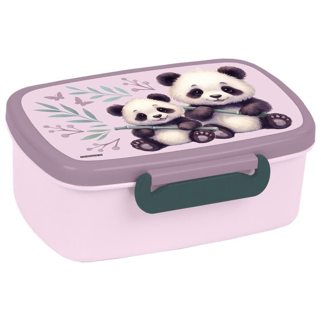 Śniadaniówka Panda DERFORM 136x185 mm z przegrodą
