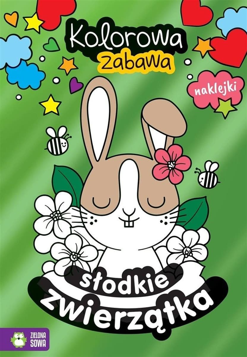 Słodkie Zwierzątka Praca Zbiorowa Kolorowanka dla Dzieci