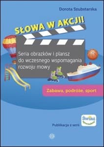 Słowa w akcji! Zabawa podróże sport - edukacyjna gra dla dzieci