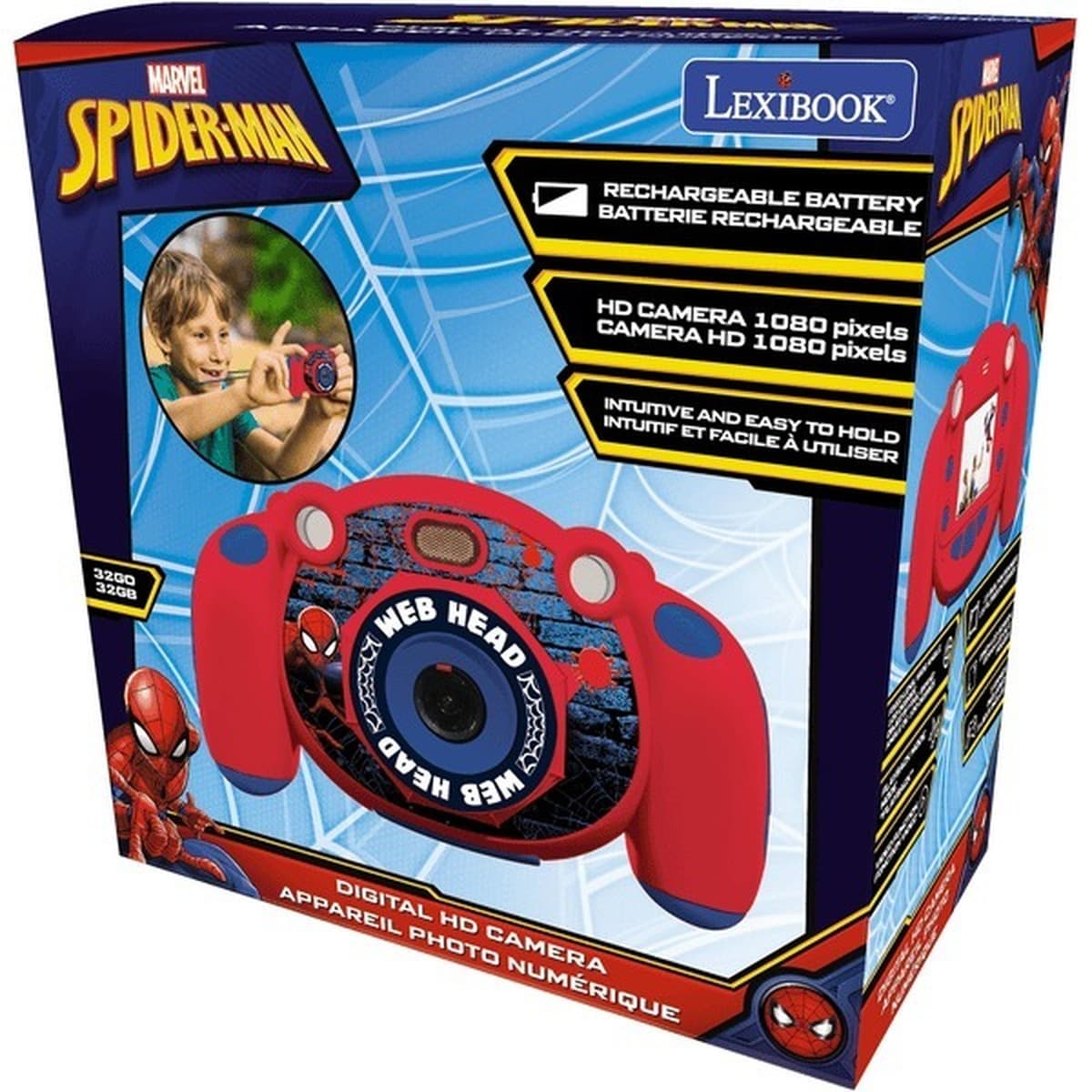 Spiderman Aparat cyfrowy dziecięcy Lexibook DJ080SP