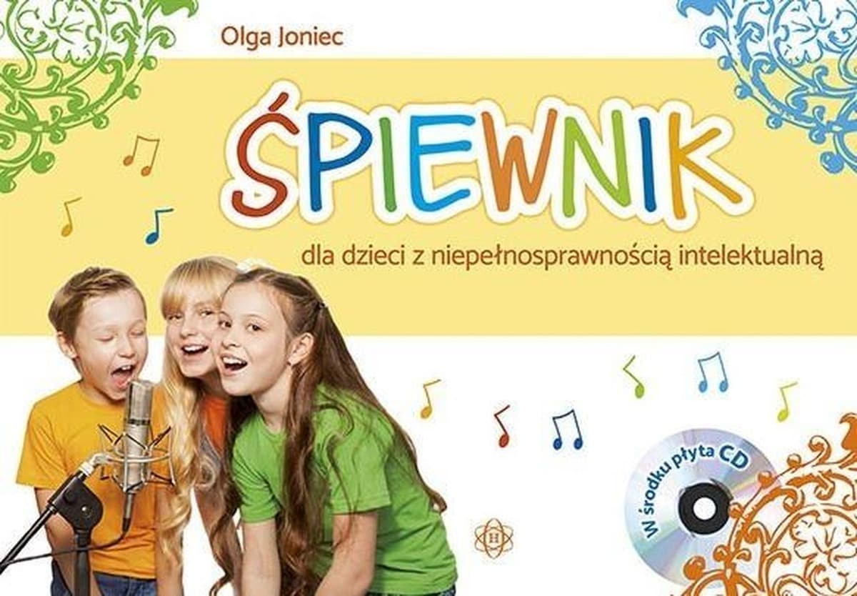 Śpiewnik dla dzieci z niepełnosprawnością intelektualną z płytą CD