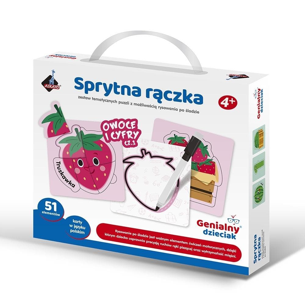 Sprytna rączka owoce i warzywa 51 elementów Askato