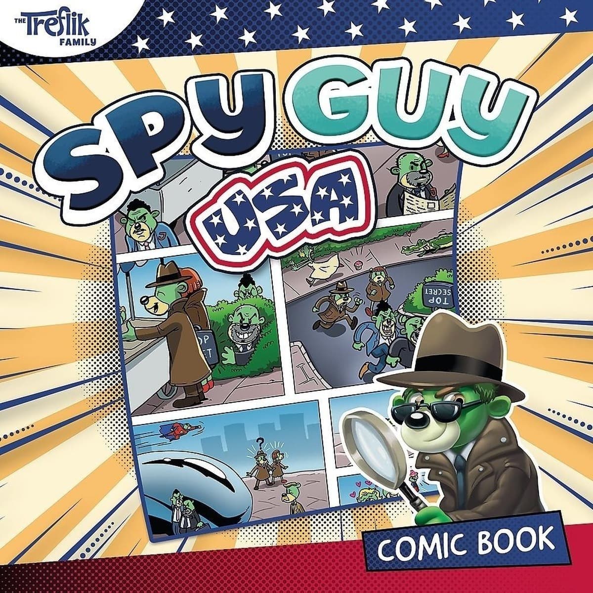 Spy Guy USA. Komiks dla dzieci