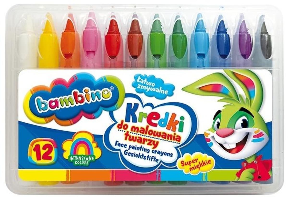 ST-Majewski Kredki do twarzy Bambino 12 kolorów