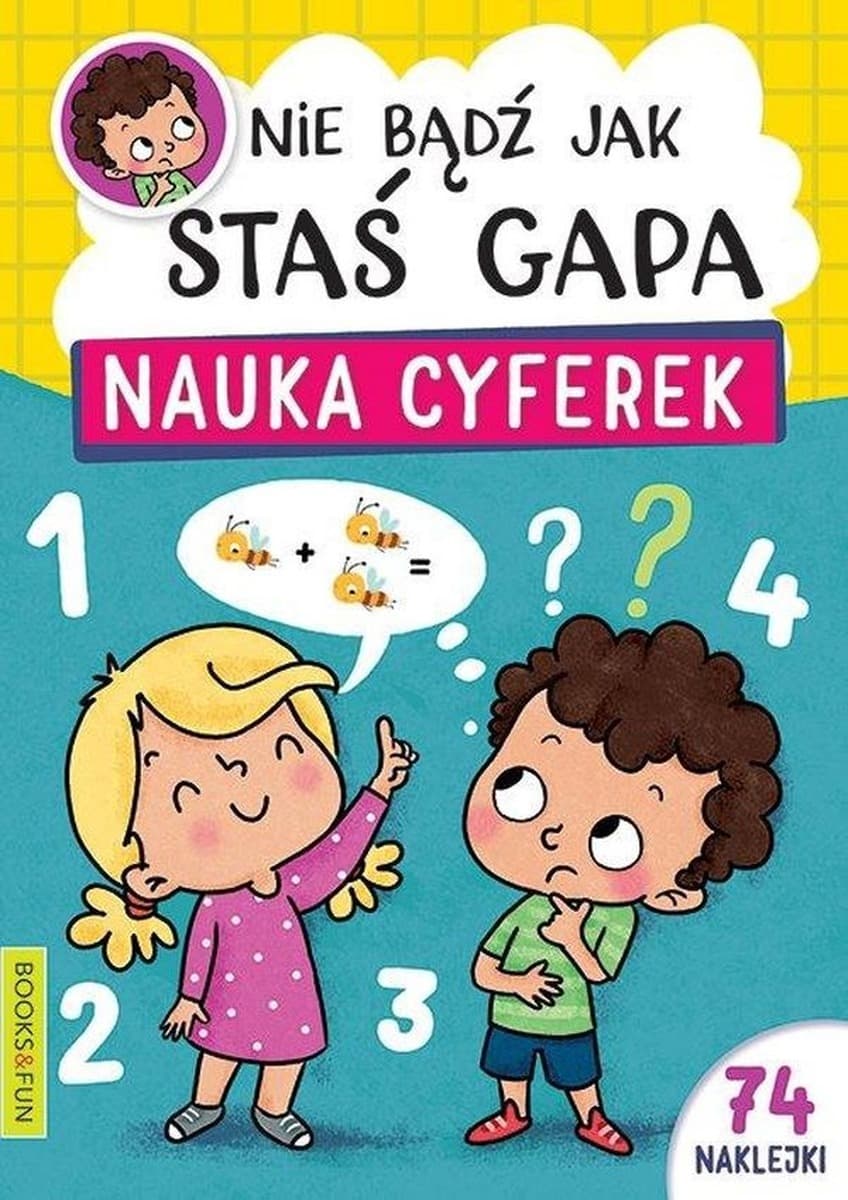 Staś Gapa. Kolorowanka dla dzieci