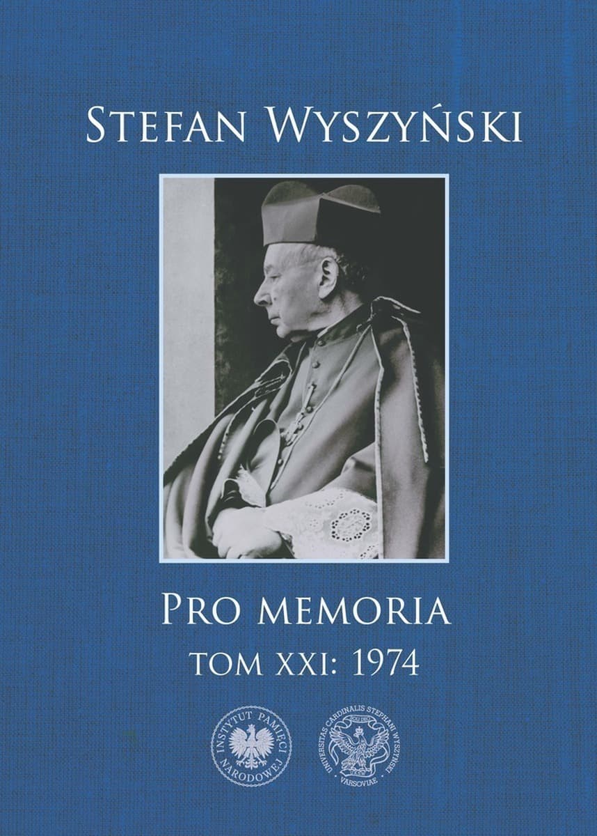 Stefan Wyszyński Pro Memoria 1974 Tom 21 - Książka